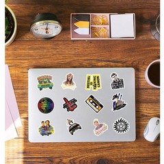 30Pcs Random Supernatural TV Show Winchester Brothers Waterproof Stickers