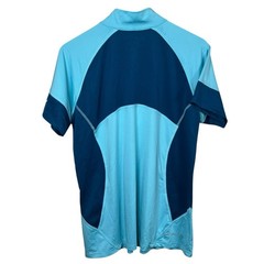 NWT Ariat Tek Womens XL Blue Cambria Jersey 1/4 Zip Baselayer Shirt