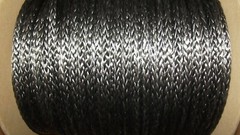 1/4″ (6mm) x 100′ HMPE Winch Line, Synthetic Rigging Rope, 12-Strand Braid, USA
