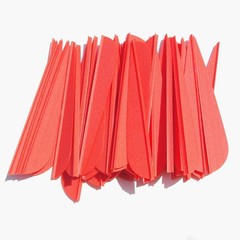 50pcs 3″ 4″Archery Rubber Arrow Vanes Fletches Feather Fletching DIY Bow Hunting