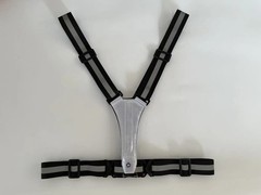 Adjustable LED Running Light Safety Vests With USB Charging Cable High Visibilit