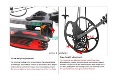 Compound Bow Kit, Hunting & Targeting, Limb Made in USA, Draw Weight 0-70 lbs…