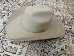 Tony Lama Wool 5X Fur Cowboy Hat Beige Size 6 3/4 Unworn