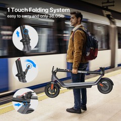 2026 Adult Electric Scooter Foldable 30KM Range High Speed 25KMH Urban Commuter