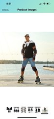 Adult &Kids Knee Pads Elbow Pads Wrist Guards 6 In 1 Protective Gear Skateboard