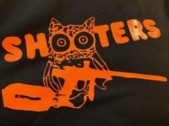 ((Shooters)) PAINTBALL T-SHIRT size large BigBallHer brand