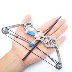 5.9″ Compound Bow and Arrow Set, Mini Archery Bow Set with 12 Arrows, Left an…