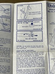 Original Daisy Models 102 95 111 1938 BB Rifle Gun Operation Manual