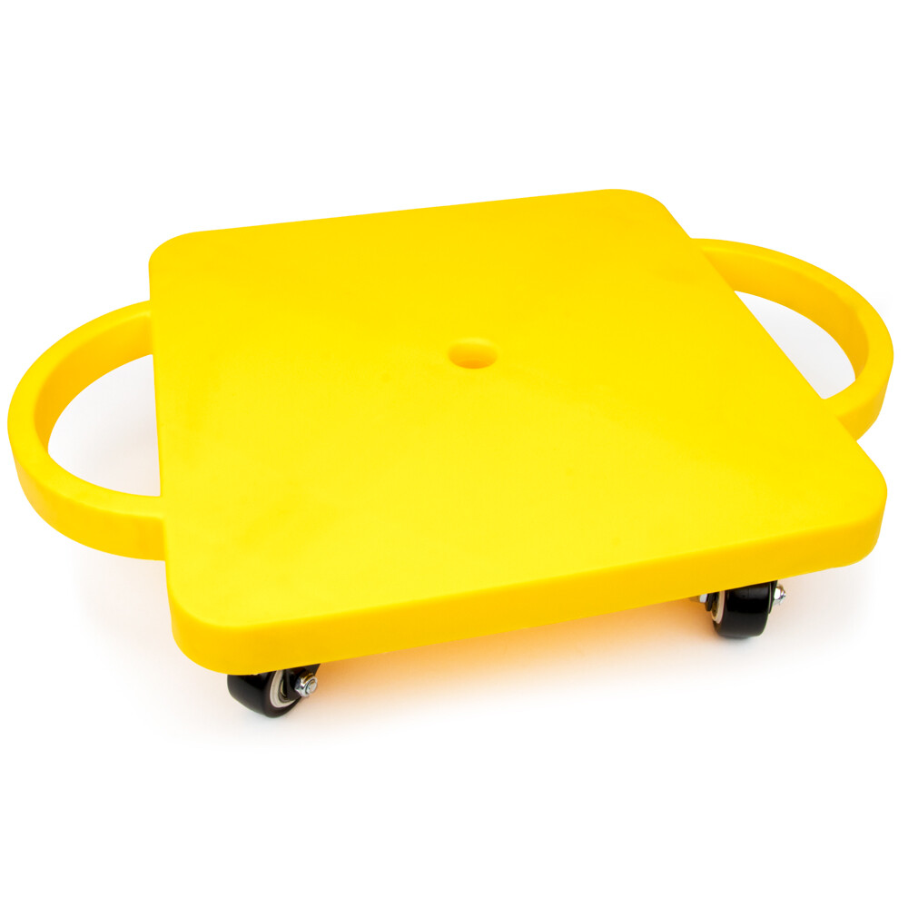 K-Roo Sports Kids Super Scooter Floor Roller Board 16.5″ x 11.5″ – Yellow