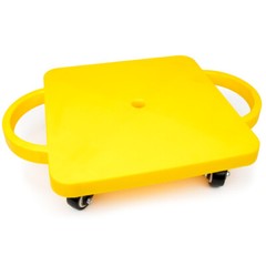 K-Roo Sports Kids Super Scooter Floor Roller Board 16.5″ x 11.5″ – Yellow