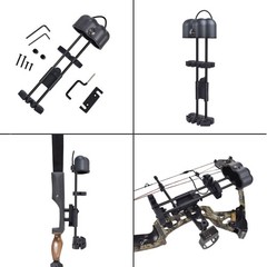 5-Arrow Bow Quiver Quick Release for Compound Recurve Bow Archery Hunting