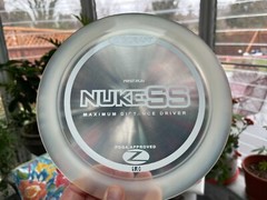 Disc Golf ICE Crystal Nuke SS First Run Proto Discraft (Rare White Stamp) #2519