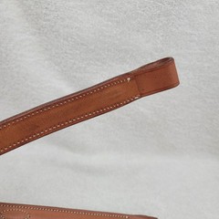 Western Headstall Brow Band 16.5 x 1 1/8″ Loop 1 1/8″ Rawhide Western Embr. New