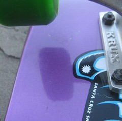 Santa Cruz Keith Meek Slasher Retro Reissue Purple Skateboard Complete Deck READ