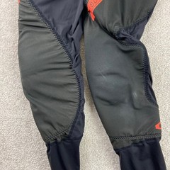 Carbon SC Paintball Padded Compression Pants Men Small Black Orange Protective