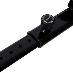 Hoverboard Go-Kart Seat Attachment, Adjustable Frame, Dual Shock Absorber, Black