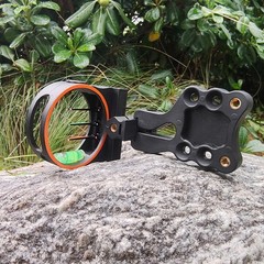 Archery Bow 3Pin Sight 0.029″ Optical Fiber Adjustable CompoundBow Shooting Hunt