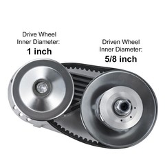 Uimoso 1″ Go Kart Torque Converter Kit Clutch 10T 12T #35 Chain Comet TAV2/30