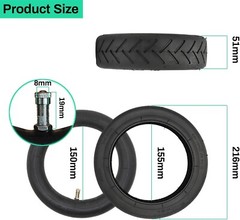 8.5″ Tire & Tube, 50/75-6.1 Scooter Replacement Tire for Gotrax Gxl V2/ Xiaomi M