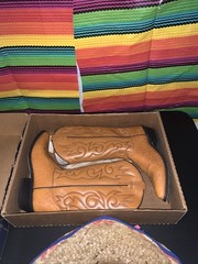 Ostrich Western Style Boots Men’s 8.5D Hand Crafted In India
