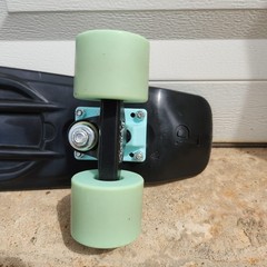 Penny Skateboards Black Plastic Cruiser Surf Skateboard Mint Wheels Abec 7