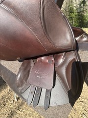 Thornhill Germania Spring Jump Eventing Saddle 19 in Brown