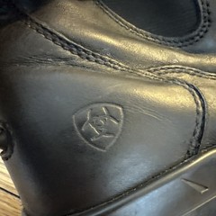 Ariat Women’s Heritage Zip Paddock Boots Black Leather Equestrian Riding 4