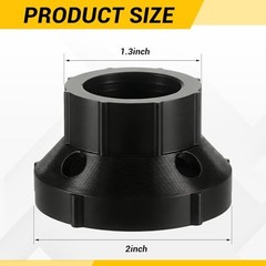 RV Water Fill Adapter, Fresh Water Tank Hose Adapter for Travel Trailer &