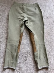 Tailored Sportsman Knee Patch Riding Breech Pants Jodhpurs KHAKI 18 USA MSP $199