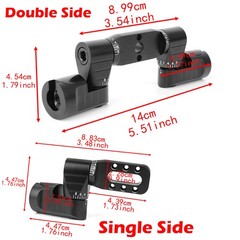 Archery Double Single Side V-Bar Aluminum Adjustable Balance Bar Target Hunting