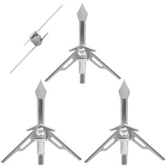 SIK Broadheads SK2 2 Blade Expandable 100 grain 2″ Cutting Diameter 3 Pack 30341