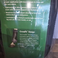 Classic Equine Classic Fit Horse Protective Boot Hind Leg Sz Medium Black New