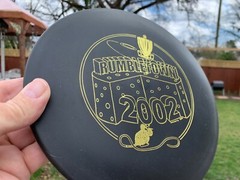 2002 Rumbletown Black & Gold PFN Historic PDGA DX Cobra Disc Golf Innova #1169