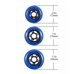 Rollerex VXT500 Inline Skate Wheels (8-Pack) (Various Size & Color Options Av…