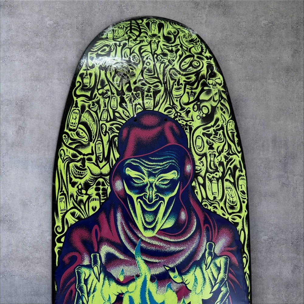 Santa Cruz Tom Knox Firepit Glow In The Dark Skateboard Deck