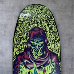 Santa Cruz Tom Knox Firepit Glow In The Dark Skateboard Deck
