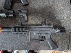 Valken ASL Series Polymer M4 Airsoft AEG TRG Black Gun Lot Working, Needs Parts