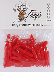 Archery Nocks 6.2mm/0.246″ Rose Red 50PK RRNKS702