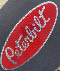 Peterbilt Red Reflective Surf / Skate