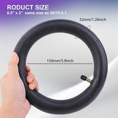2pcs 50/75-6.1 Inner Tube For Xiaomi M365 Gotrax Gas Kid Scooter Tire 8.5 x 2