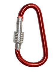 3″ LOCKING D-CLIP HOOKS utility aluminum Carabiner FOR camping/hiking/climbing