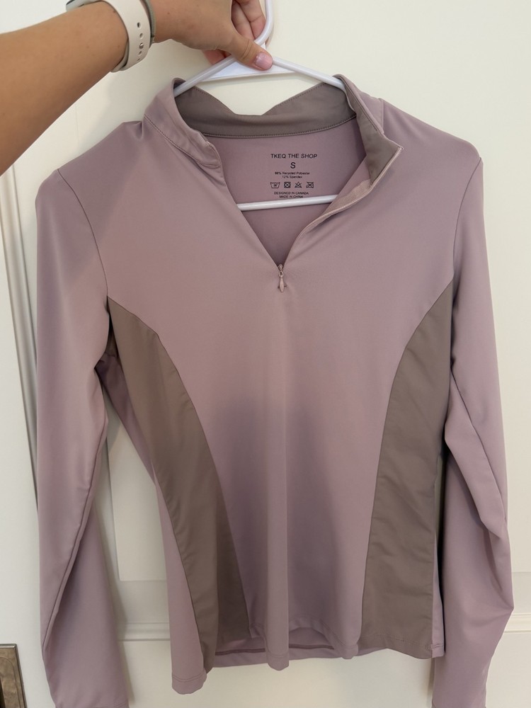 TKEq ‘QUINN’ LITE Competition Long Sleeve | Blush Small