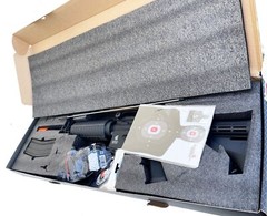 33.3″ Lancer Tactical 1:1 M4A1 Carbine Gas Blowback Airsoft Rifle 390FPS
