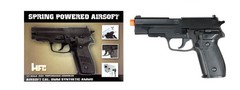 HFC HA-113B Premium Spring Airsoft Pistol – Black | Made in Taiwan | 230 FPS