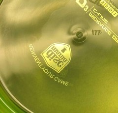 Discmania C-Line MD3 Lime Green with Blue Foil Stamp 177 grams