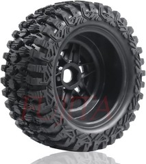 fujita 1/7 1/8 RC Short Course Truck Desert Off-Road Tire 135mm Black