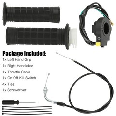 Throttle Cable Twist Throttle Handle Grip Assembly for 2 Stroke Engine 80cc 1…