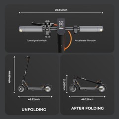 Electric Scooter for Adults, 10″ Tires, Max 28 Miles Ranges,Top Speed 20 mph