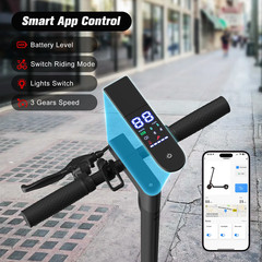 For ADULT ELECTRIC SCOOTER LONG RANGE FOLDING 30KM/H E-SCOOTER URBAN COMMUTER