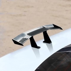 Universal Car Mini Spoiler Wing, 6.7 Inch Auto Rear Tail Wing, Mini Carbon